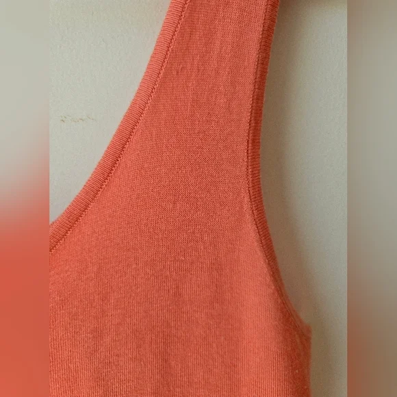 DKR&Company Coral Sleeveless Knit Top Lyocell Linen Size M L - Picture 6 of 7